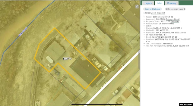 822 W St, Rock Springs, WY 82901 - map / location