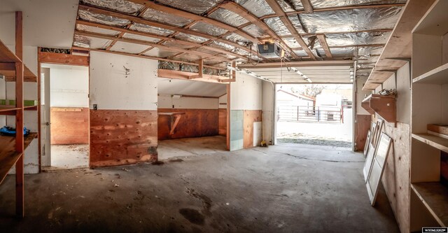 view of horse barn