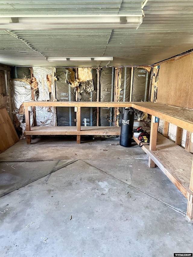 view of storage
