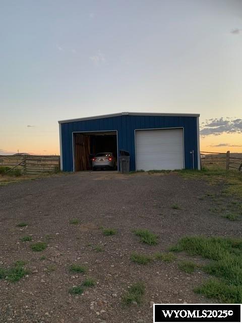 65 Eagle Ln, Lyman, WY 82937 - detached garage featuring fence