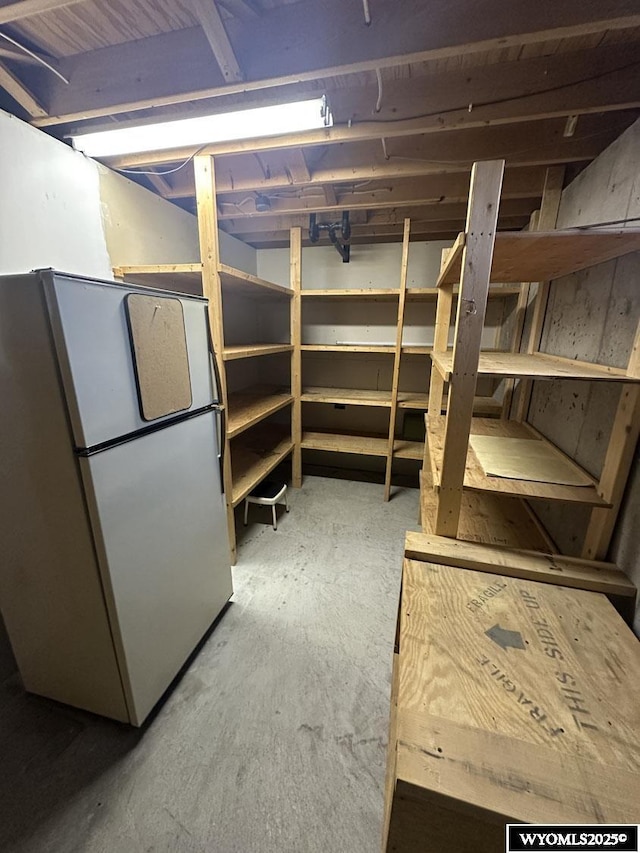 view of storage room