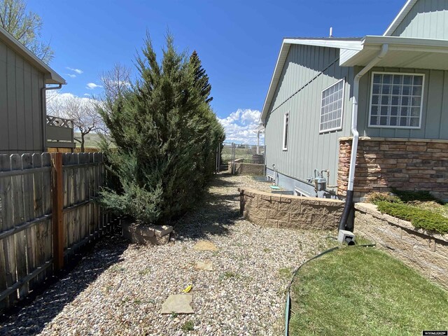 4230 S Oak St, Casper, WY 82601 - view of yard featuring fence