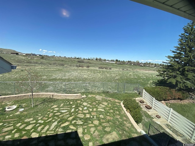 4230 S Oak St, Casper, WY 82601 - view of yard with fence and a view of rural / pastoral area