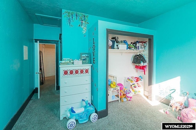 330 M St, Rock Springs, WY 82901 - carpeted bedroom with attic access and baseboards