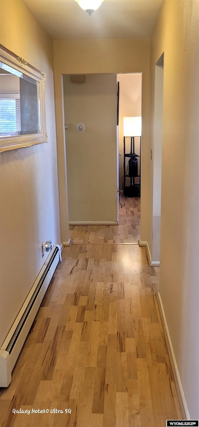 1630 De Smet Ave, Sheridan, WY 82801 - hall with baseboard heating and baseboards