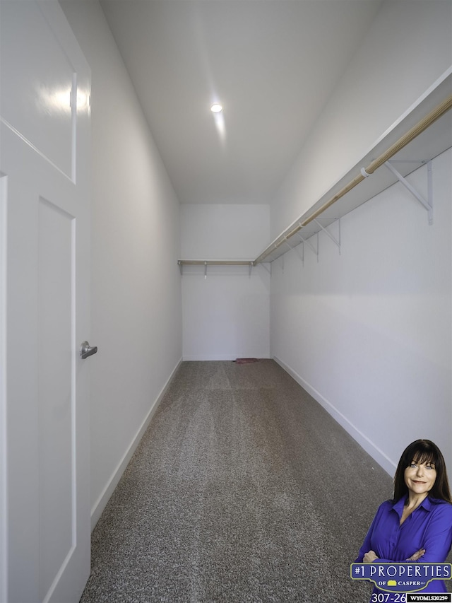 430 W Platte, Glenrock, WY 82637 - walk in closet featuring carpet flooring