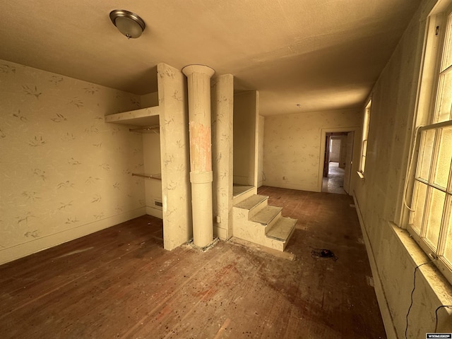 219 W Franklin St, Morrill, NE 69358 - below grade area featuring wood finished floors