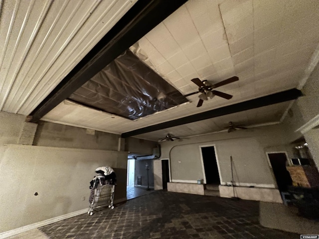 219 W Franklin St, Morrill, NE 69358 - garage featuring ceiling fan