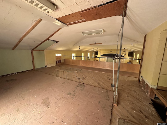 219 W Franklin St, Morrill, NE 69358 - miscellaneous room featuring lofted ceiling and baseboards