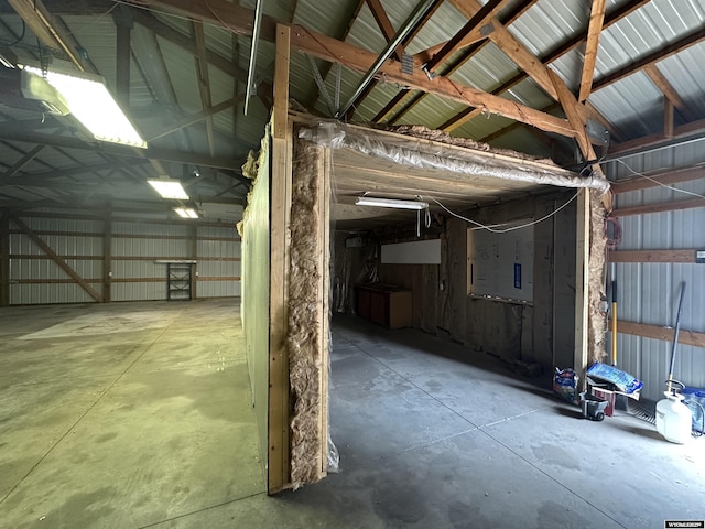 219 W Franklin St, Morrill, NE 69358 - garage with metal wall