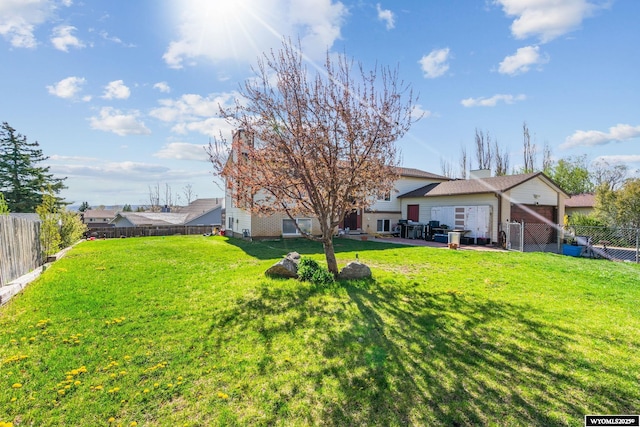 104 Canyon Hollow Dr, Evanston, WY 82930 - view of yard with a patio area