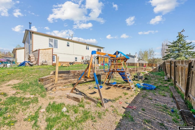 104 Canyon Hollow Dr, Evanston, WY 82930 - view of playground with a fenced backyard
