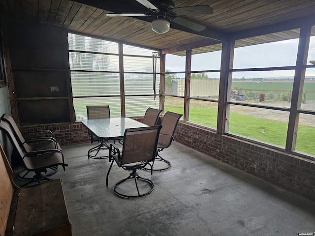 1008 N Rd 11, Worland, WY 82401 - sunroom / solarium with ceiling fan