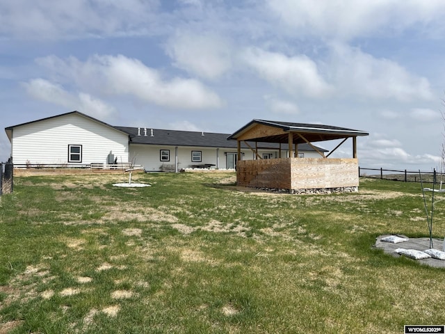 view of back of property
