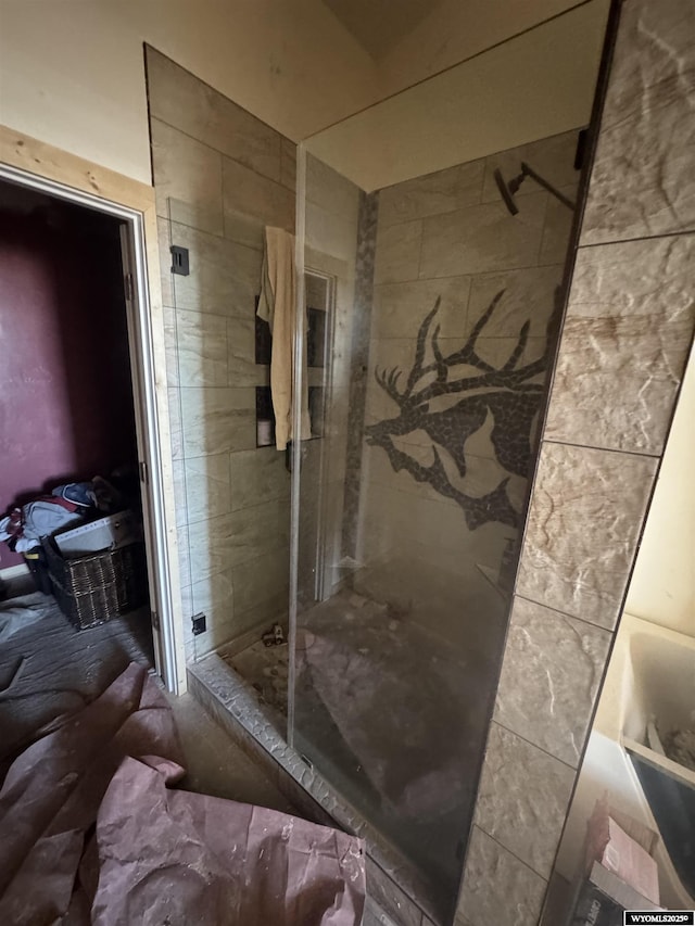 71 Sterling Dr, Daniel, WY 83115 - bathroom with a stall shower