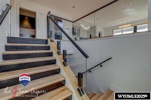 view of stairs