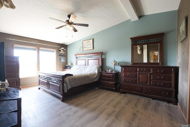 33 Oxbow Rd, Buffalo, WY 82834 - bedroom with wood finished floors, ceiling fan, and baseboards