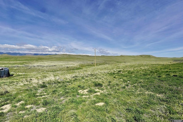 33 Oxbow Rd, Buffalo, WY 82834 - view of yard featuring a rural view and a mountain view