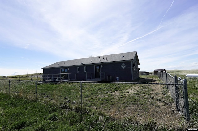 33 Oxbow Rd, Buffalo, WY 82834 - rear view of property featuring fence