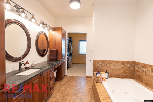 6 Chapparal, Douglas, WY 82633 - full bathroom featuring a whirlpool tub and vanity