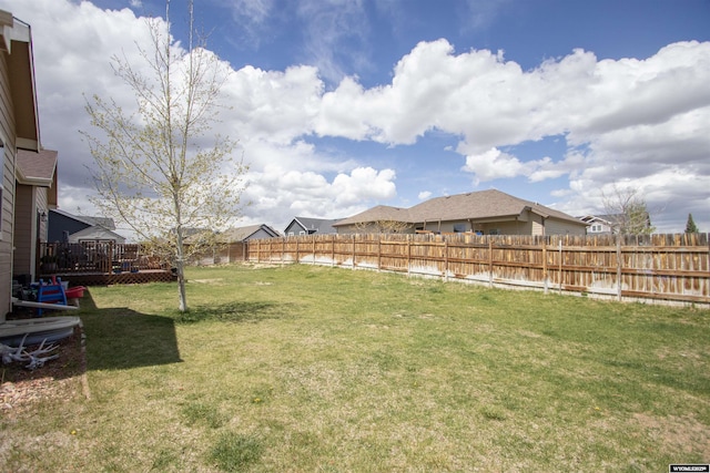 view of yard