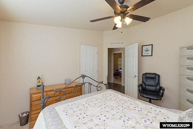 15 Greve Cir, Rock Springs, WY 82901 - bedroom with a ceiling fan
