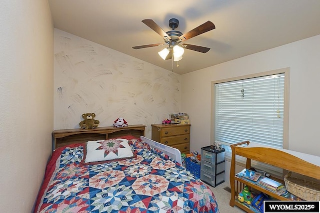 15 Greve Cir, Rock Springs, WY 82901 - bedroom featuring ceiling fan and carpet