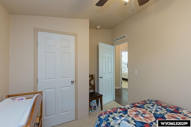 15 Greve Cir, Rock Springs, WY 82901 - bedroom with ceiling fan