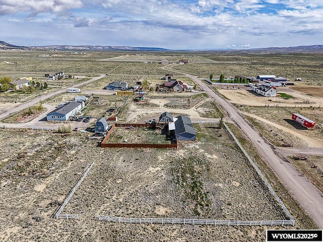 15 Greve Cir, Rock Springs, WY 82901 - aerial view of sparsely populated area with a mountain backdrop