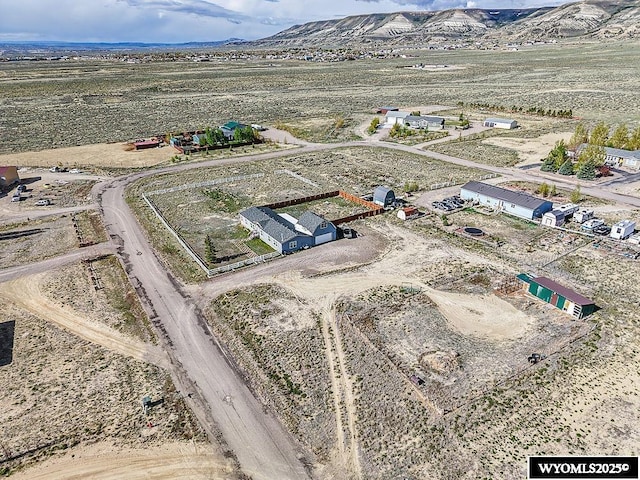15 Greve Cir, Rock Springs, WY 82901 - view of rural area featuring a mountain backdrop and a desert landscape