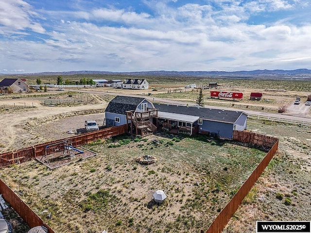 15 Greve Cir, Rock Springs, WY 82901 - overview of rural landscape featuring a mountain backdrop