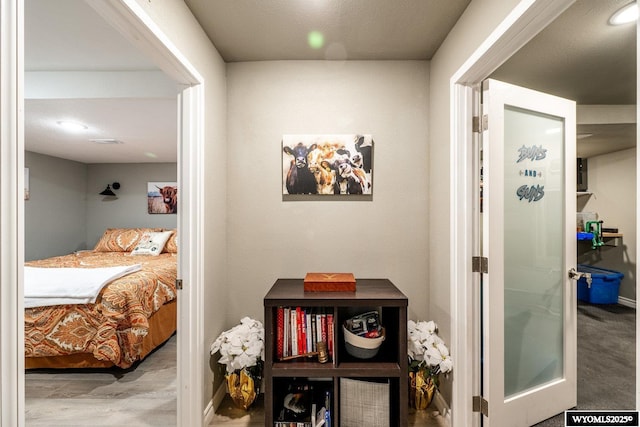 750 N Adams Ave, Buffalo, WY 82834 - hall with baseboards and recessed lighting