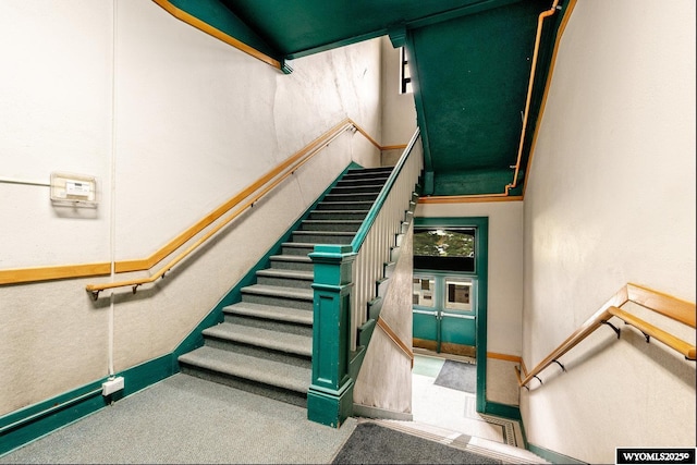 1030 N Main St, Sheridan, WY 82801 - stairs with carpet