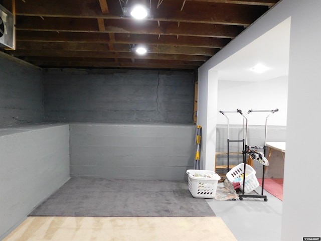 295 N 1st Street E, St, Green River, WY 82935 - view of unfinished below grade area