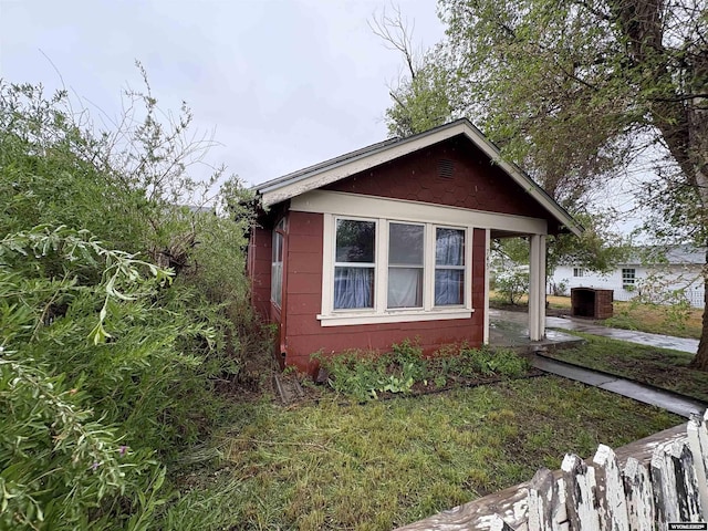 view of side of property