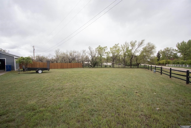 view of yard
