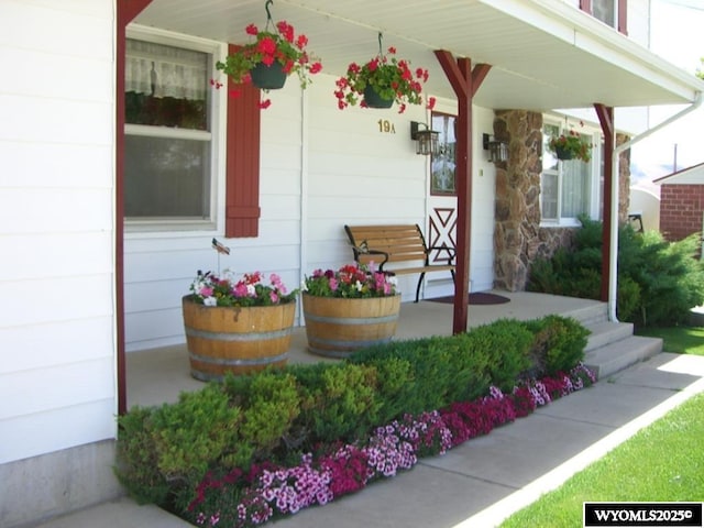 19A Kolman Ranch Rd, Rock Springs, WY 82901 - entrance to property featuring covered porch