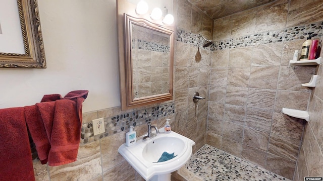 2908 Esterbrook Rd, Esterbrook, WY 82633 - full bathroom with tiled shower and a sink