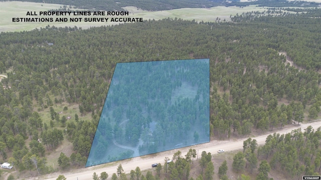 2908 Esterbrook Rd, Esterbrook, WY 82633 - drone / aerial view of a forest
