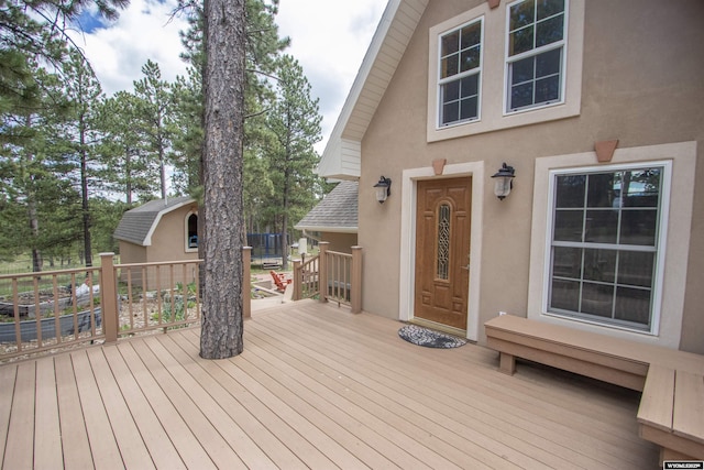2908 Esterbrook Rd, Esterbrook, WY 82633 - view of deck