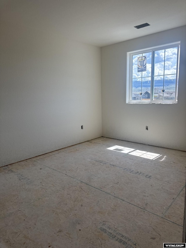 view of unfurnished room