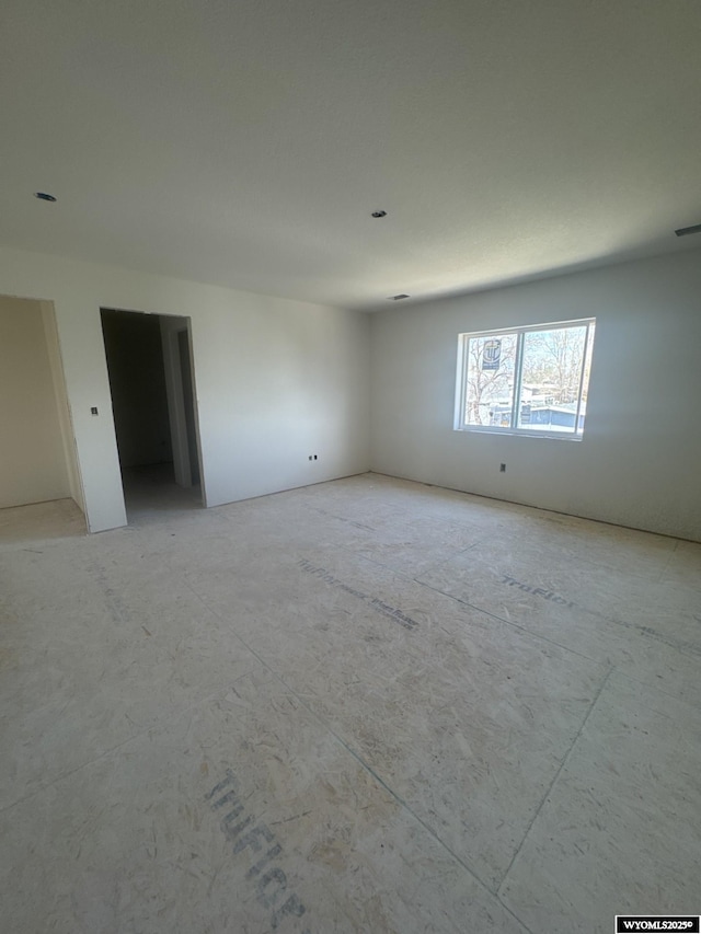 view of unfurnished room