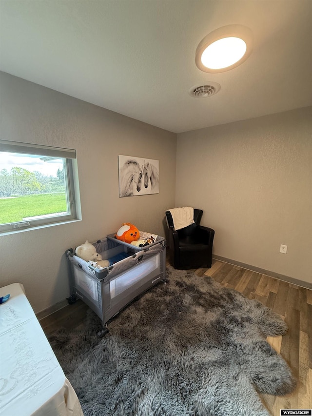 41 Ridgewater Ln, Douglas, WY 82633 - bedroom with wood finished floors
