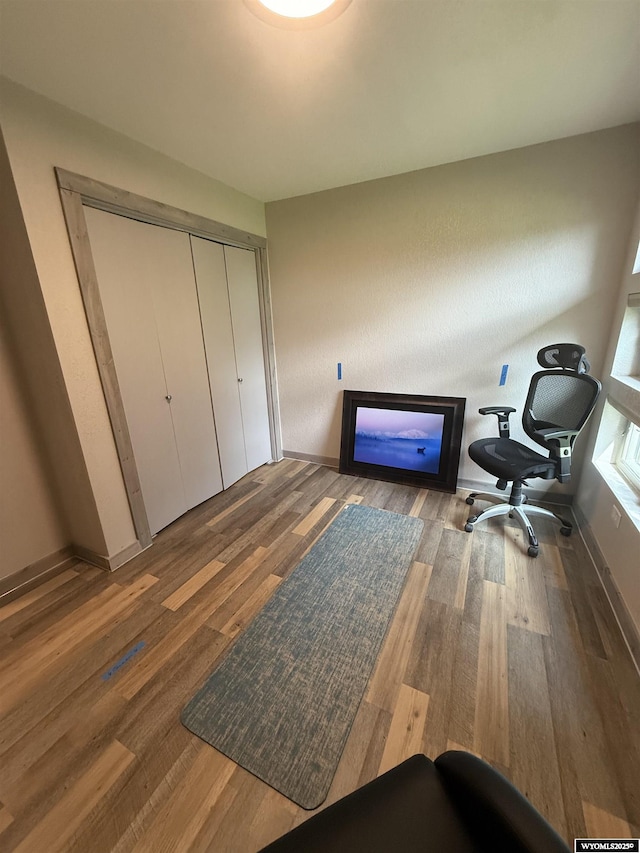 41 Ridgewater Ln, Douglas, WY 82633 - office space featuring wood finished floors and baseboards
