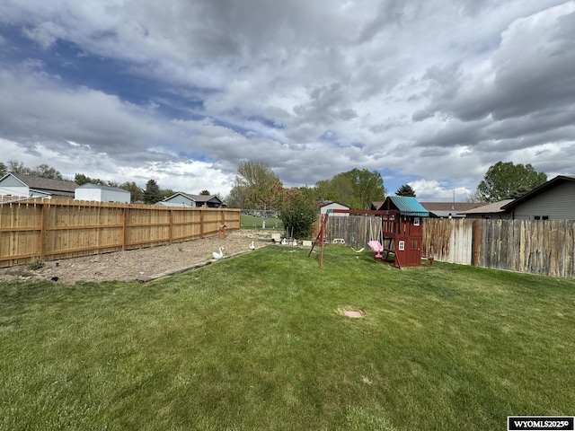 315 Summit Dr, Riverton, WY 82501 - view of yard with a playground