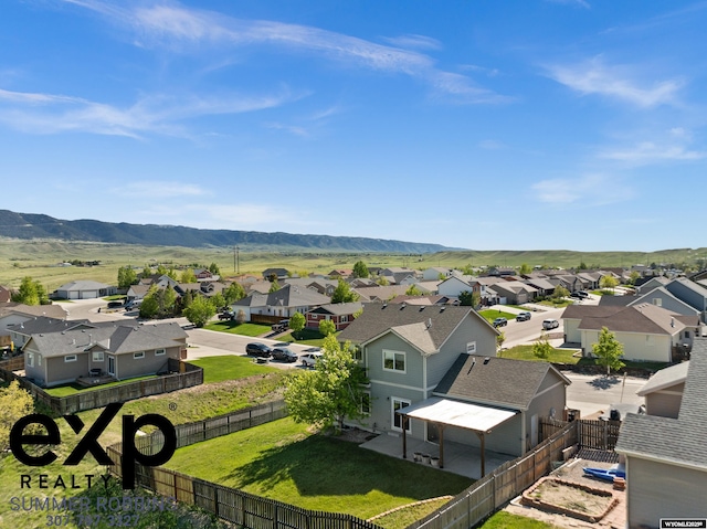 2521 Sagewood Ave, Casper, WY 82601 - aerial view of residential area with a mountainous background