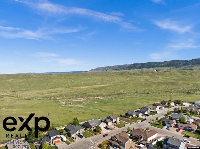 2521 Sagewood Ave, Casper, WY 82601 - aerial perspective of suburban area featuring a mountain backdrop