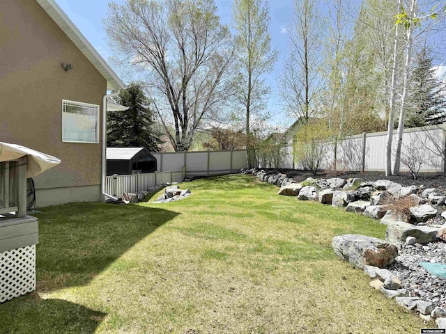 617 Lucille Cir, Evanston, WY 82930 - view of yard