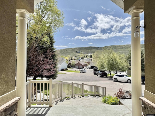 617 Lucille Cir, Evanston, WY 82930 - exterior space with a mountain view and a residential view