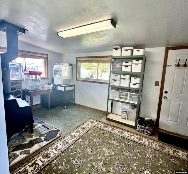 720 S 16th St, Worland, WY 82401 - tiled home office featuring baseboards
